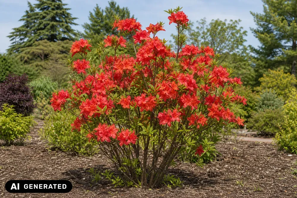 Sommergrüne Azalee 'Parkfeuer' – Rhododendron luteum 'Parkfeuer'