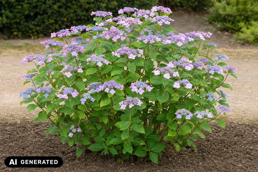 Tee-Hortensie 'Oamacha' – Hydrangea serrata 'Oamacha'