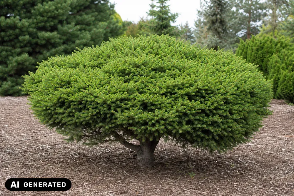 Nestfichte 'Nidiformis' – Picea abies 'Nidiformis'