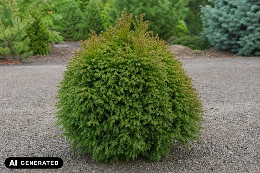 Japanische Sicheltanne 'Compressa' – Cryptomeria japonica 'Compressa'