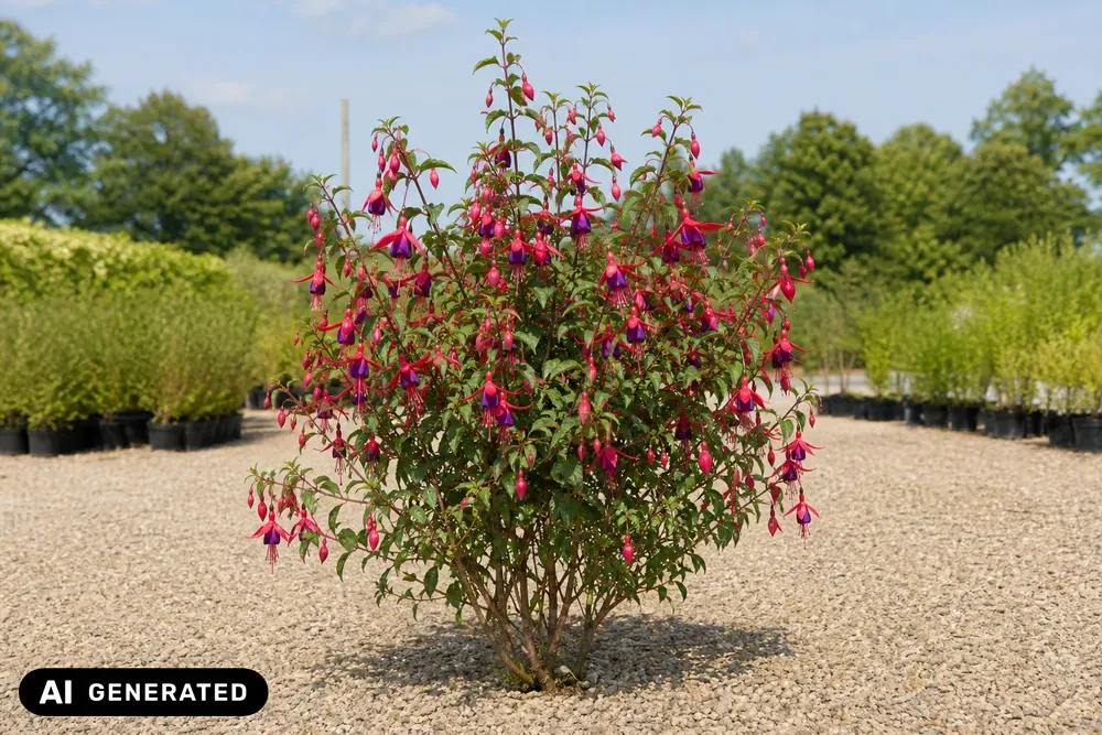 Freiland-Fuchsie 'Mrs Popple' – Fuchsia magellanica 'Mrs Popple'