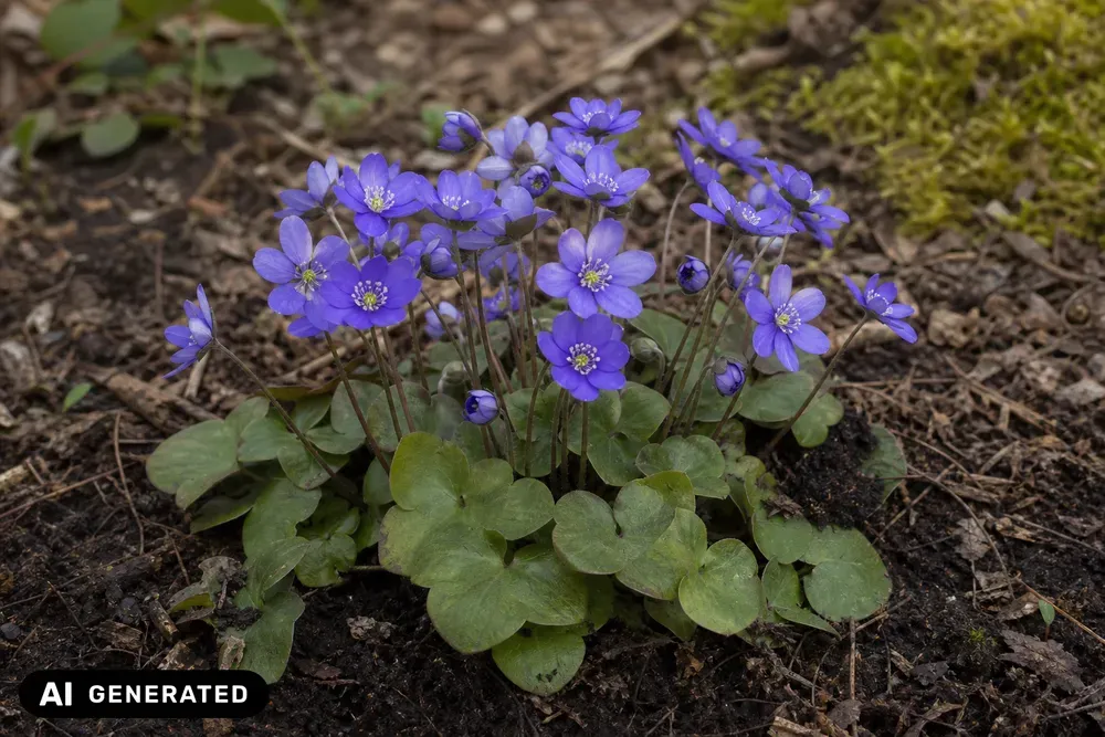 Gewöhnliches Leberblümchen – Hepatica nobilis