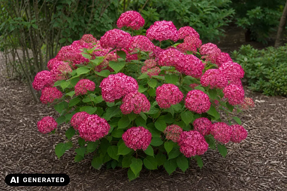 Schneeball-Hortensie 'Ruby Annabelle' – Hydrangea arborescens 'Ruby Annabelle'