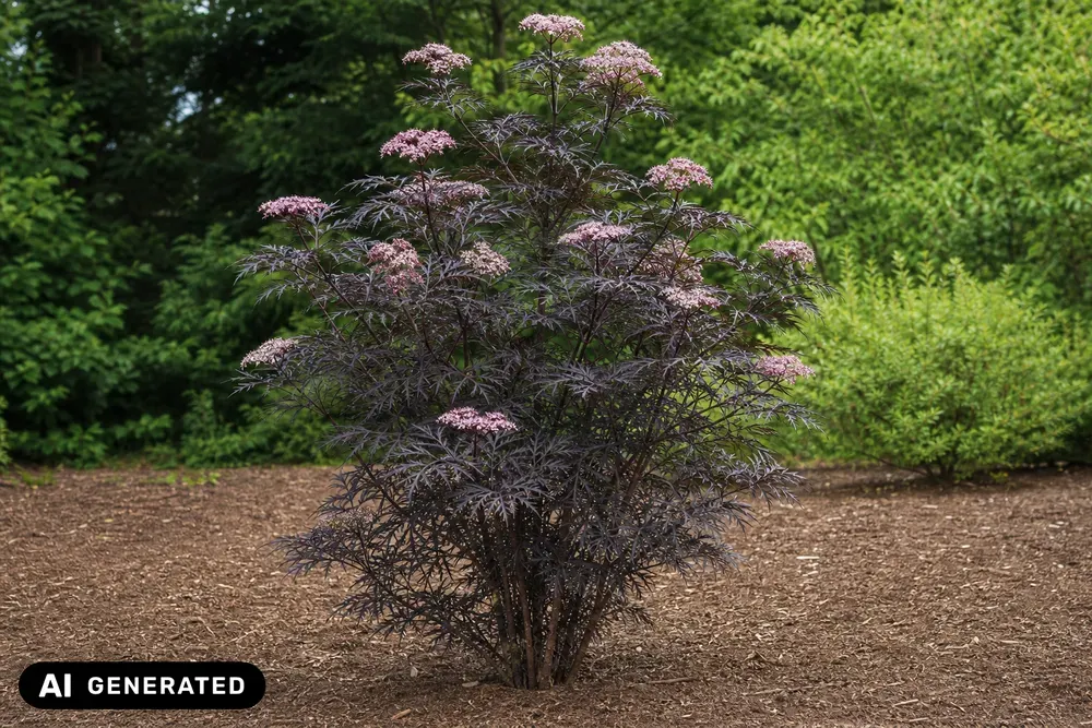 Schwarzer Holunder 'Black Lace' – Sambucus nigra 'Black Lace', Bild 2