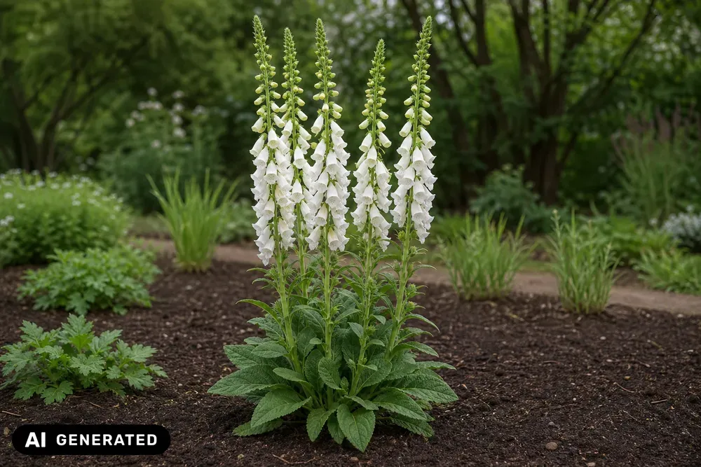 Weißer Fingerhut 'Alba' – Digitalis purpurea 'Alba'