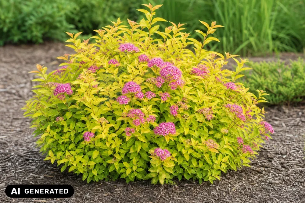 Goldene Japanische Spiere 'Golden Princess' – Spiraea japonica 'Golden Princess'