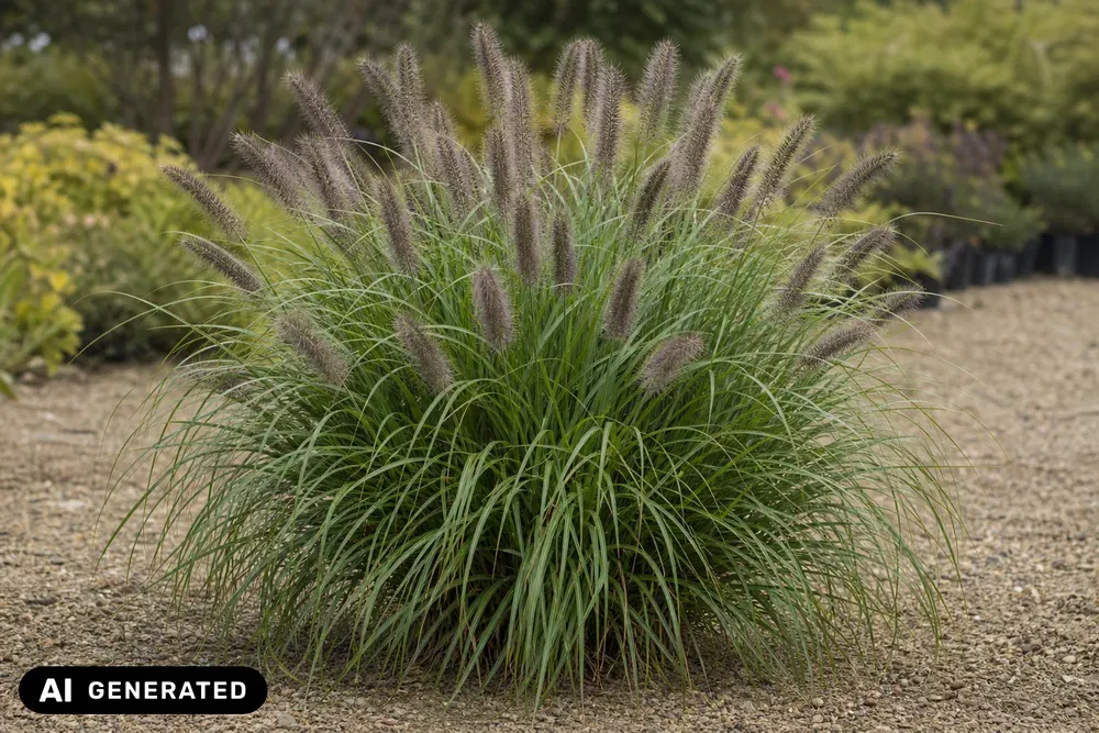Lampenputzergras 'Compressum' – Pennisetum alopecuroides 'Compressum'
