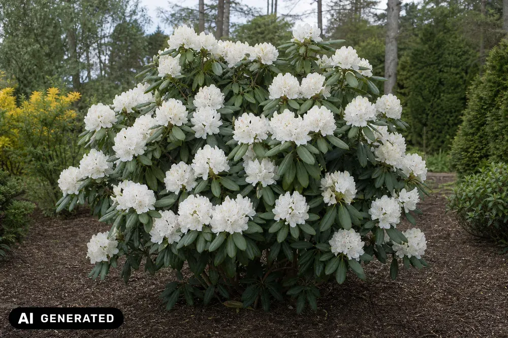 Rhododendron 'Catawbiense Album' – Rhododendron 'Catawbiense Album'