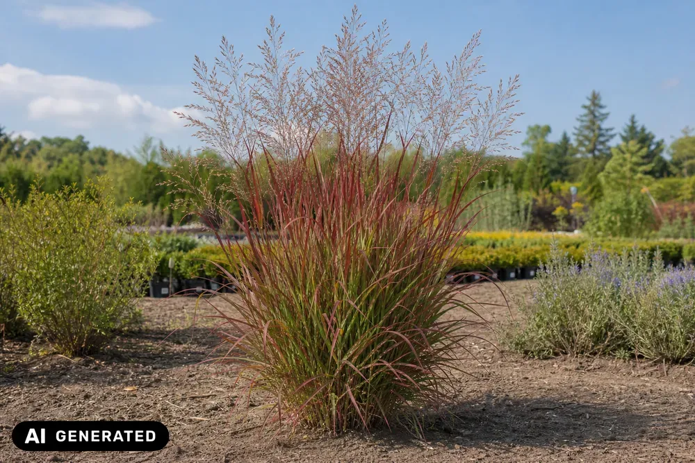 Rutenhirse 'Rotstrahlbusch' – Panicum virgatum 'Rotstrahlbusch'