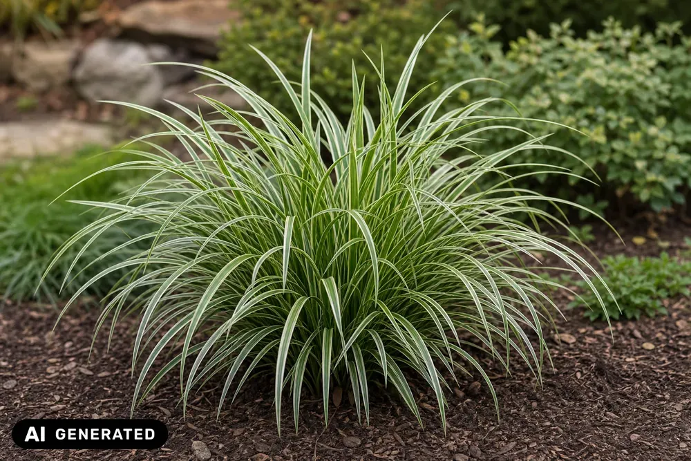 Japan-Segge 'Silver Sceptre' – Carex morrowii 'Silver Sceptre'