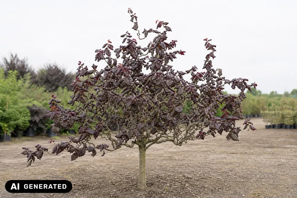 Rote Korkenzieherhasel 'Red Majestic' – Corylus maxima 'Red Majestic', Bild 2