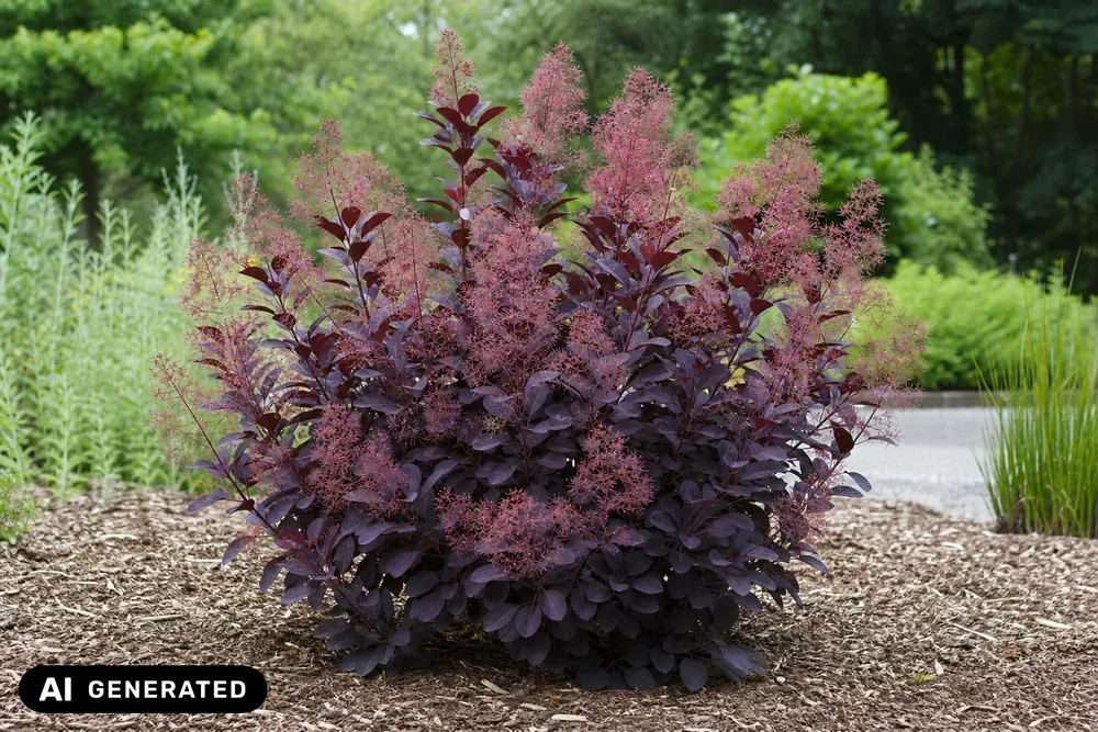 Perückenstrauch 'Lilla' – Cotinus coggygria 'Lilla', Bild 5
