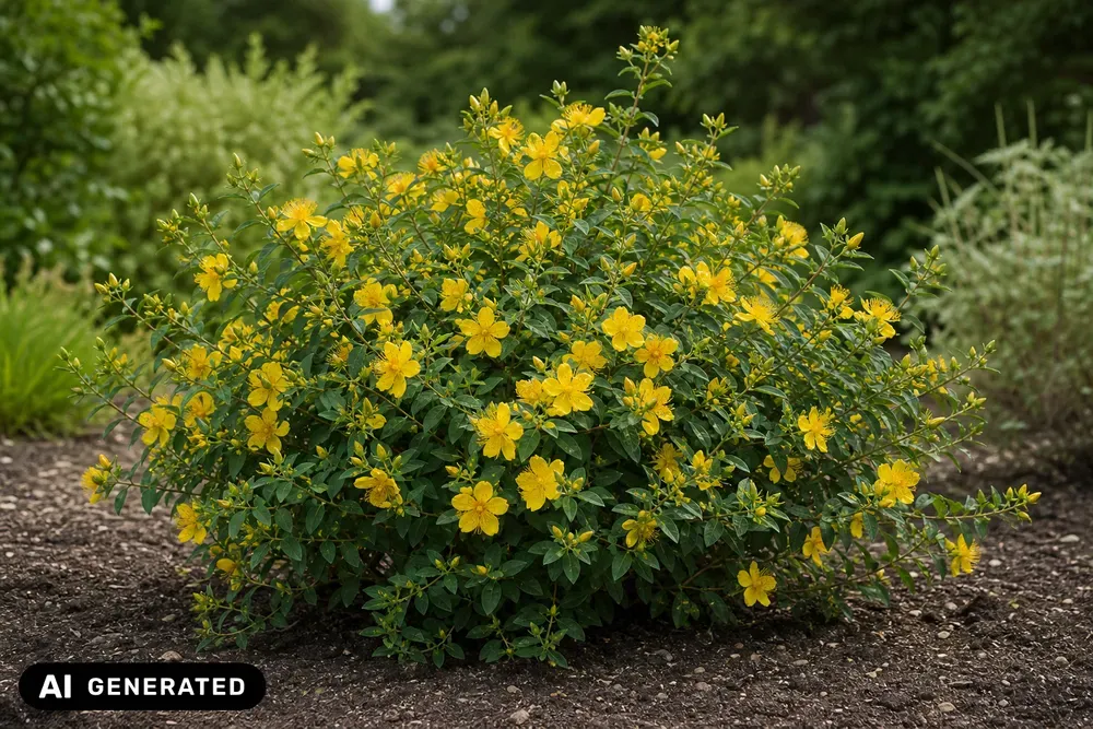 Moser-Johanniskraut – Hypericum × moserianum