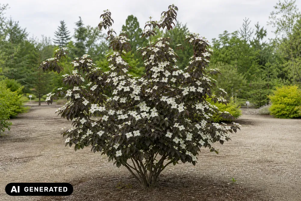 Japanischer Blumen-Hartriegel 'Cappuccino' – Cornus kousa 'Cappuccino', Bild 3