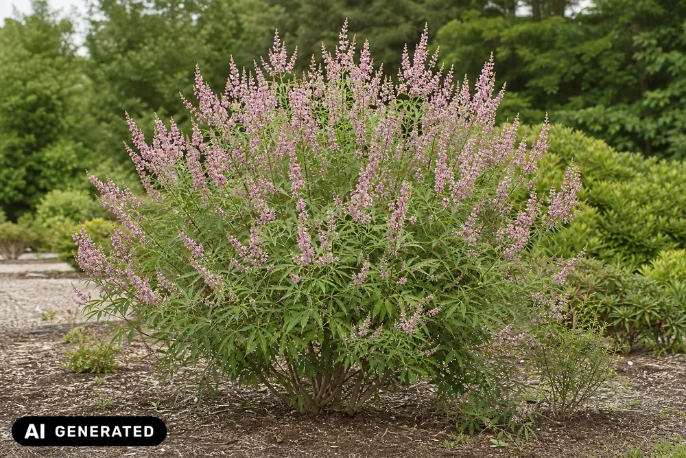 Mönchspfeffer 'Pink Pinnacle' – Vitex agnus-castus 'Pink Pinnacle', Bild 2