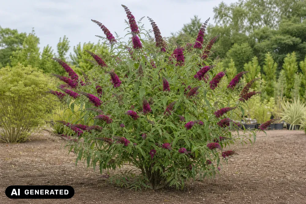 Sommerflieder 'Royal Red' – Buddleja davidii 'Royal Red', Bild 4