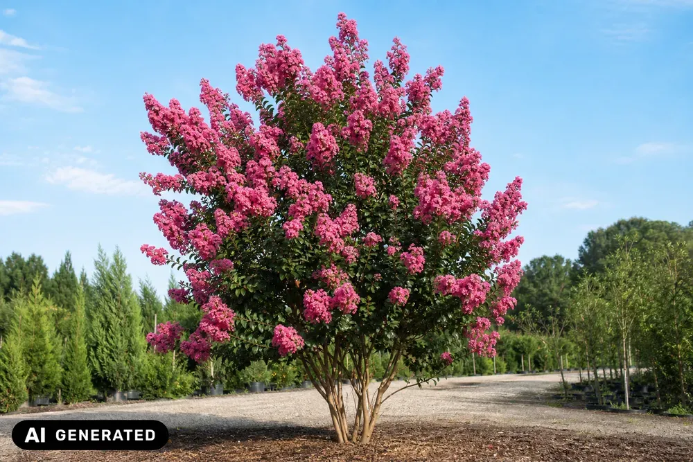 Chinesische Kräuselmyrte 'Sioux' – Lagerstroemia indica 'Sioux', Bild 2