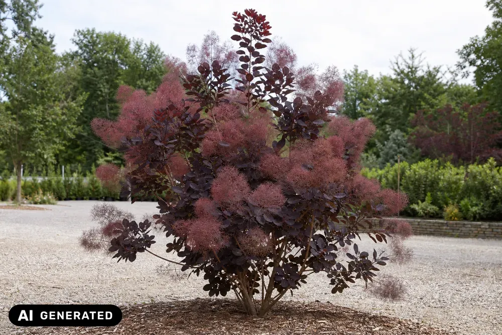 Roter Perückenstrauch 'Royal Purple' – Cotinus coggygria 'Royal Purple', Bild 5