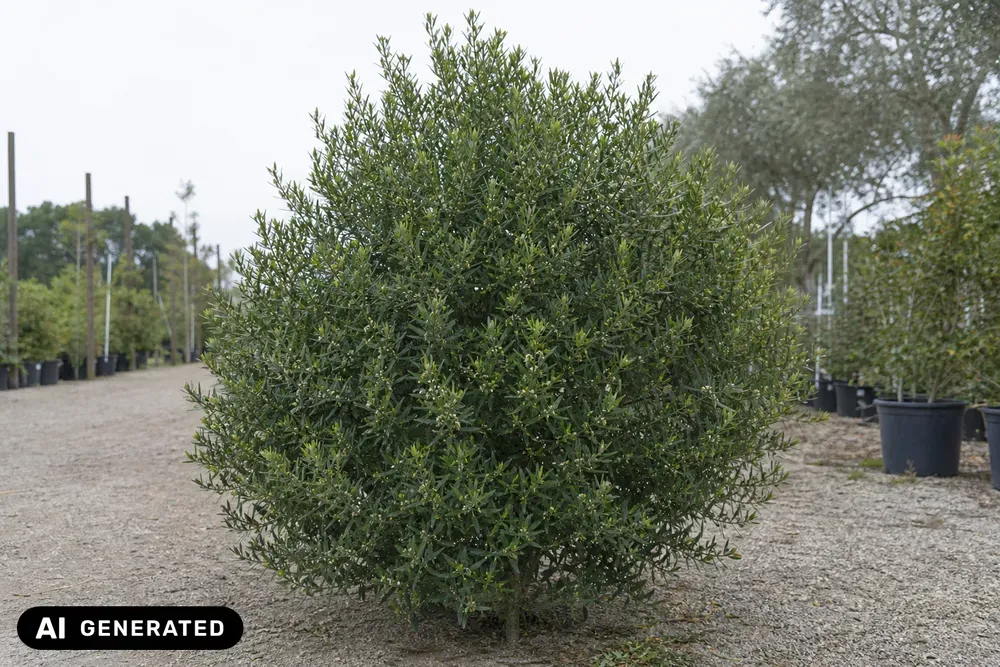 Schmalblättrige Steinlinde – Phillyrea angustifolia, Bild 2