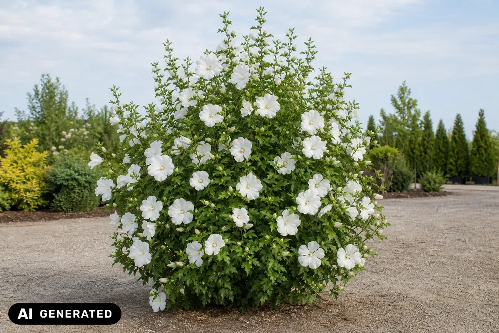 Garteneibisch 'Diana' – Hibiscus syriacus 'Diana'