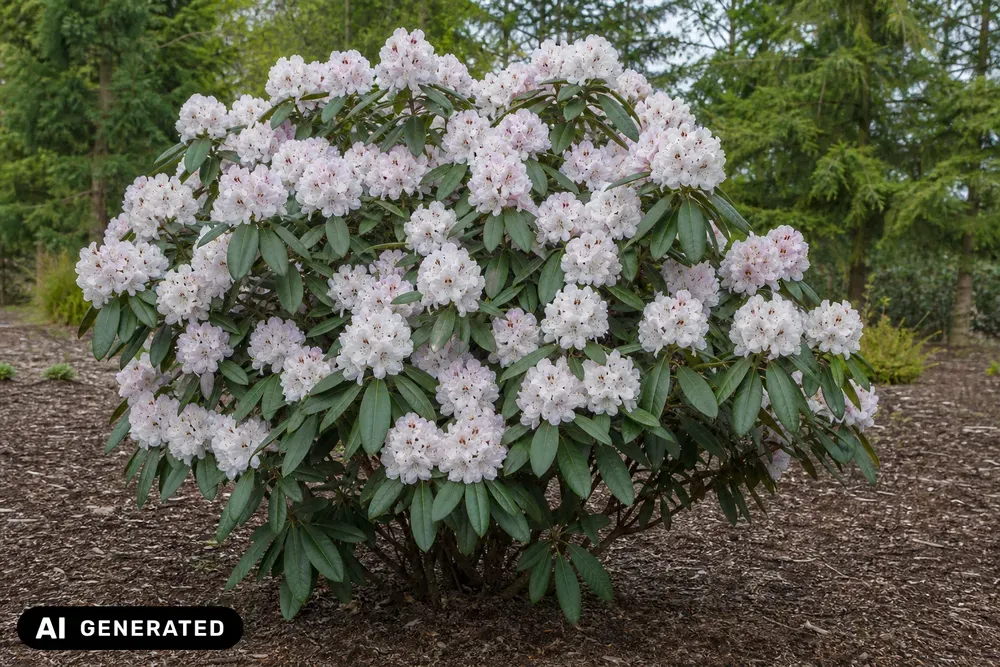 Königs-Rhododendron 'Rexima' – Rhododendron rex 'Rexima', Bild 2
