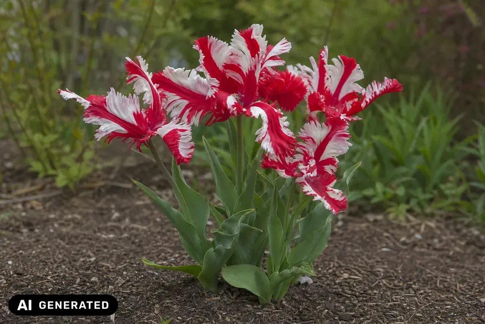 Papageien-Tulpe 'Estella Rijnveld' – Tulipa 'Estella Rijnveld'