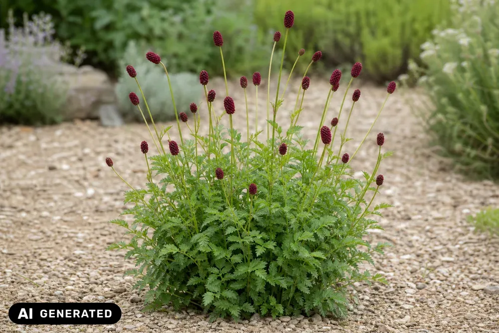 Großer Wiesenknopf 'Tanna' – Sanguisorba officinalis 'Tanna'
