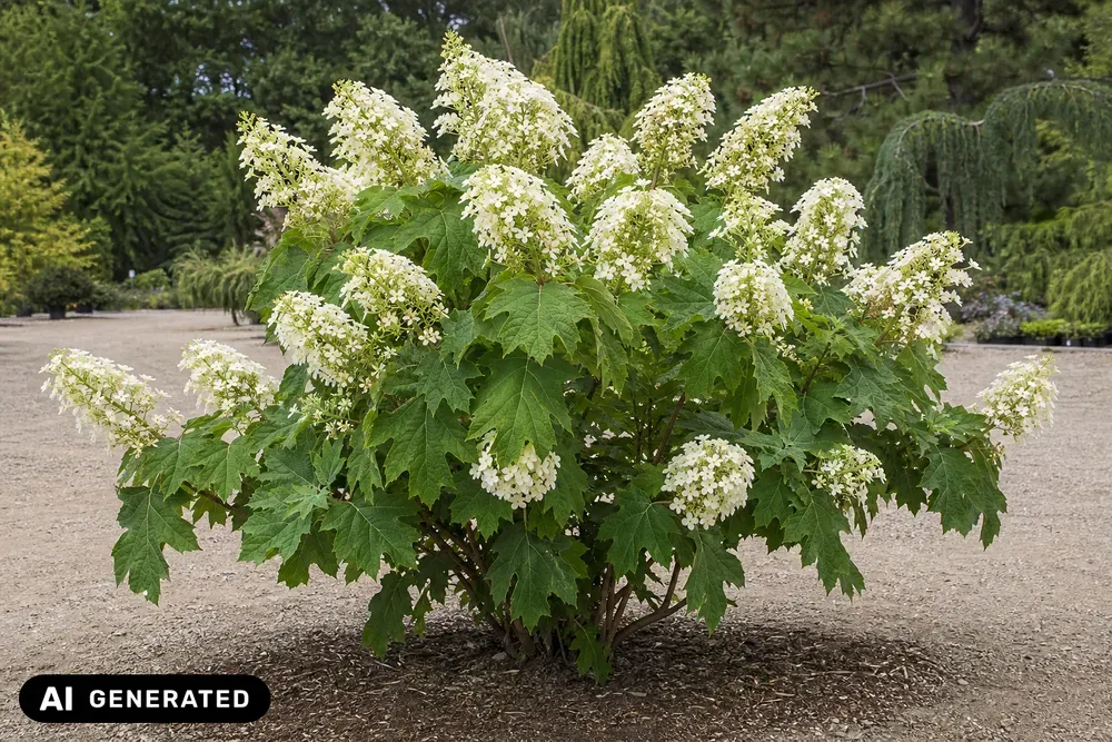 Eichenblättrige Hortensie 'Ice Crystal' – Hydrangea quercifolia 'Ice Crystal', Bild 3