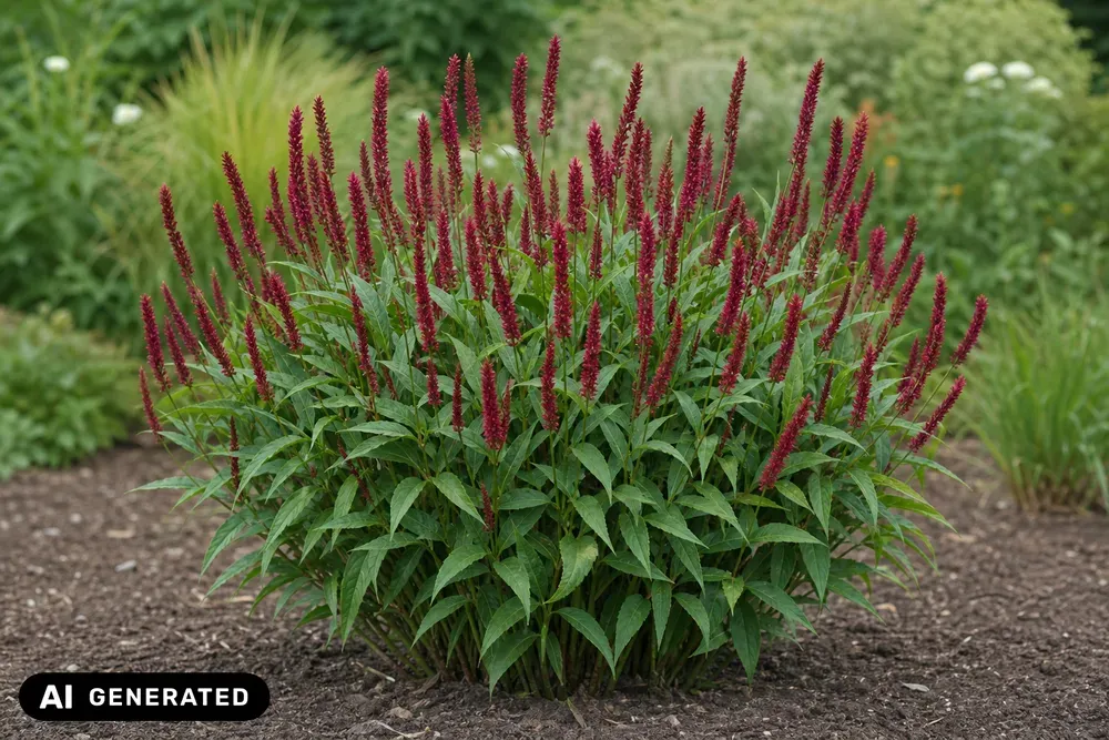 Kerzen-Knöterich 'Red Baron' – Persicaria amplexicaulis 'Red Baron'