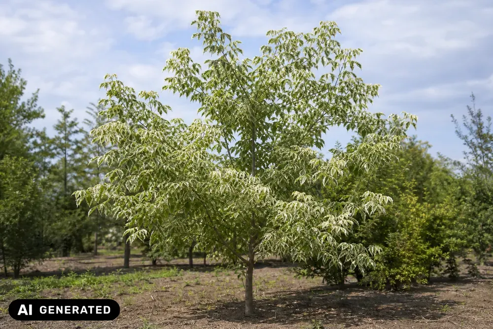 Eschen-Ahorn 'Variegatum' – Acer negundo 'Variegatum', Bild 2