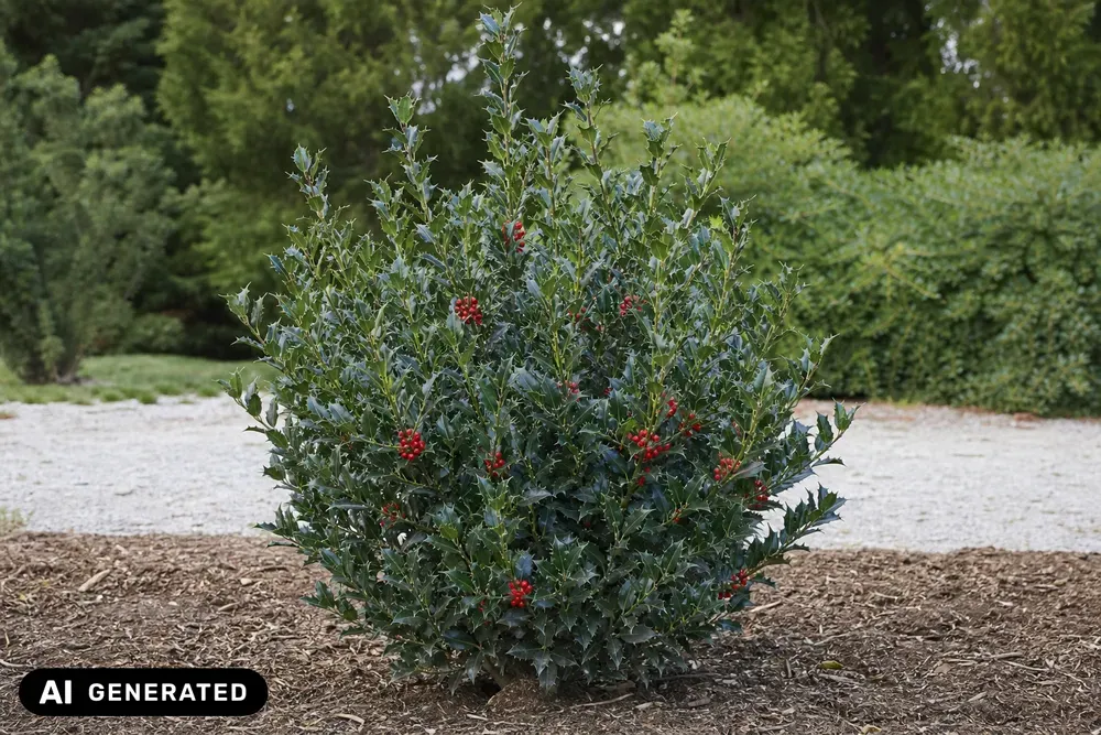 Blaue Stechpalme 'Blue Princess' – Ilex meserveae 'Blue Princess'