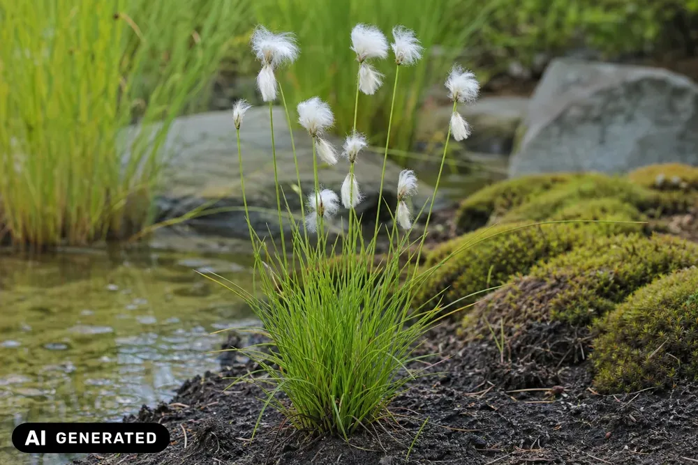 Schmalblättriges Wollgras – Eriophorum angustifolium
