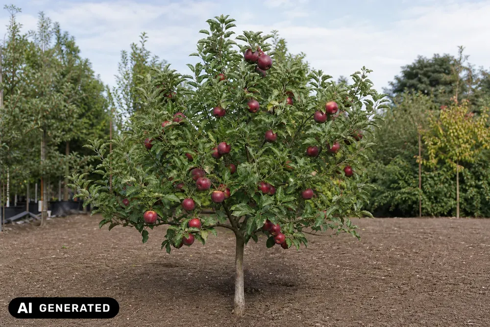 Apfel 'Florina' – Malus domestica 'Florina', Bild 2