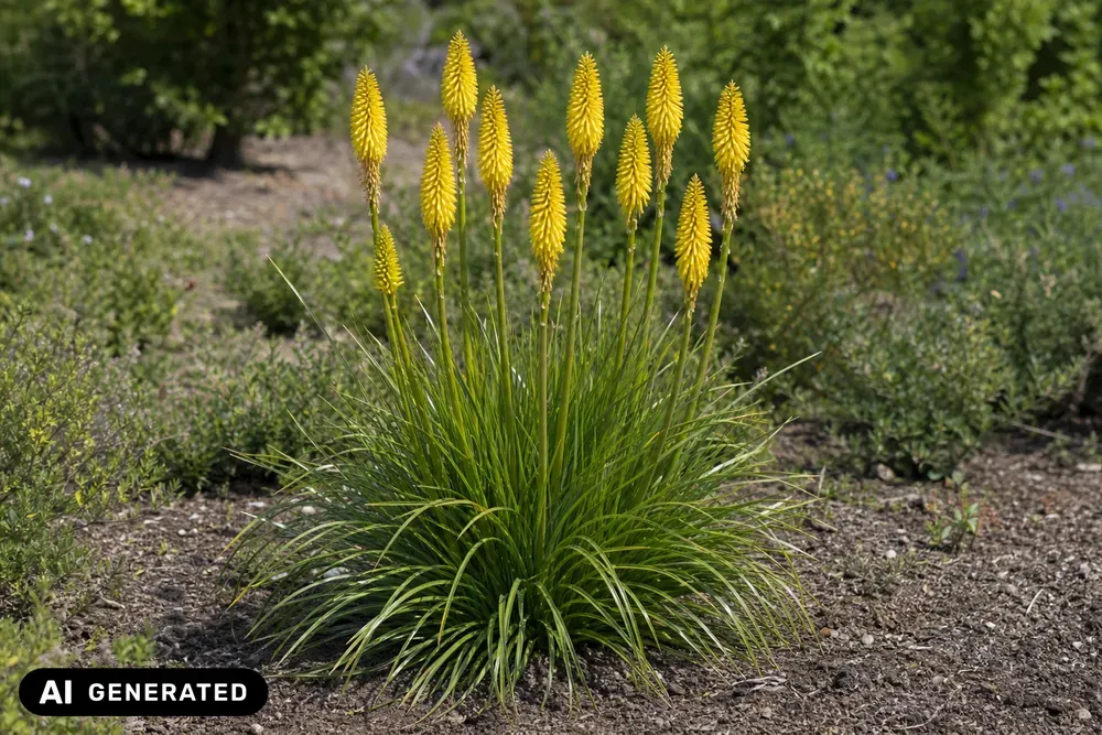 Fackellilie 'Poco Yellow' – Kniphofia 'Poco Yellow'