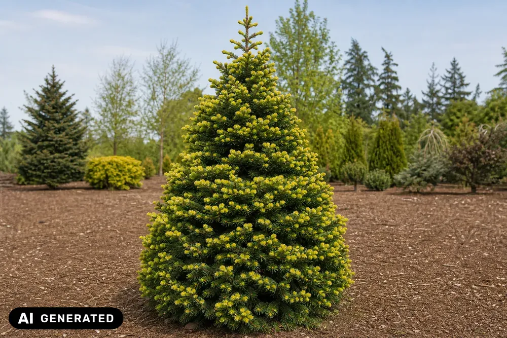 Gold-Kaukasus-Fichte 'Aurea' – Picea orientalis 'Aurea'