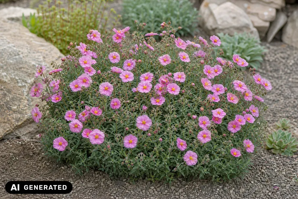 Garten-Sonnenröschen 'Lawrenson's Pink' – Helianthemum × cultorum 'Lawrenson's Pink'