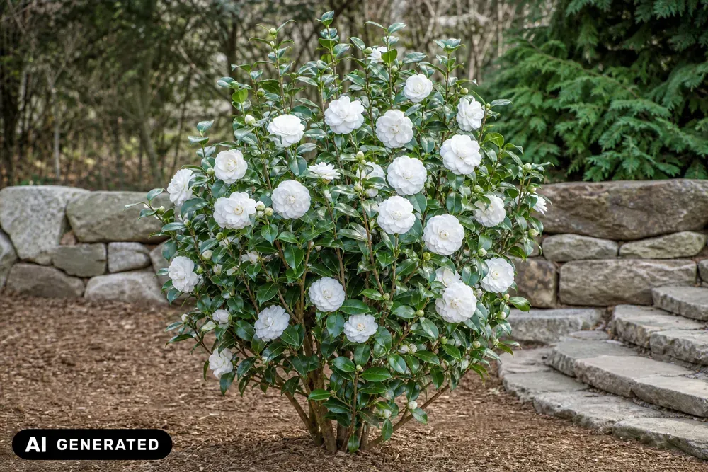 Japanische Kamelie 'Nuccio's Gem' – Camellia japonica 'Nuccio's Gem'