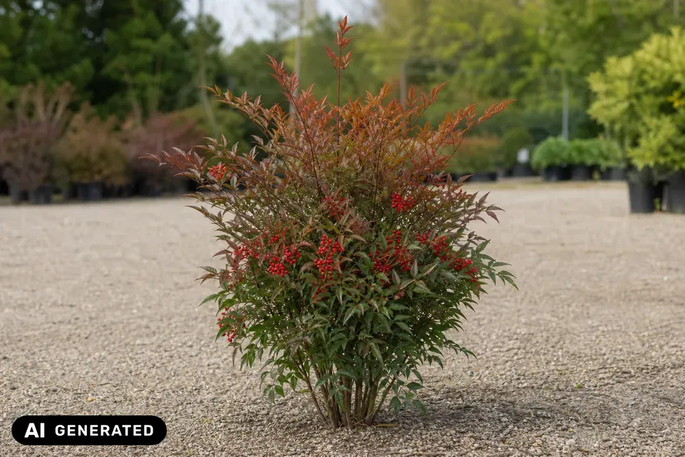 Heiliger Bambus 'Richmond' – Nandina domestica 'Richmond'