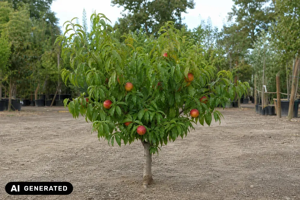 Nektarine 'Rhonegold' – Prunus nucipersica 'Rhonegold'