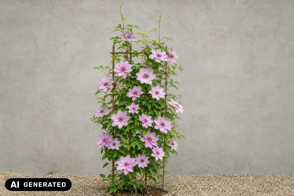 Waldrebe 'Hagley Hybrid' – Clematis 'Hagley Hybrid'
