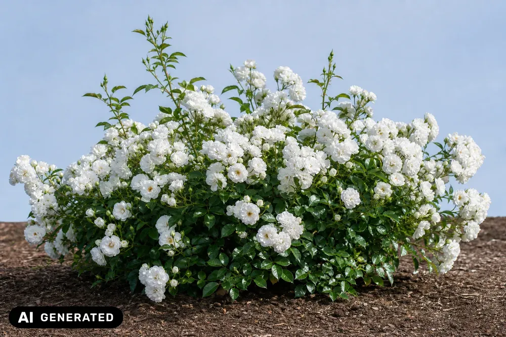 Bodendeckerrose 'Ice Meidiland' – Rosa 'Ice Meidiland'