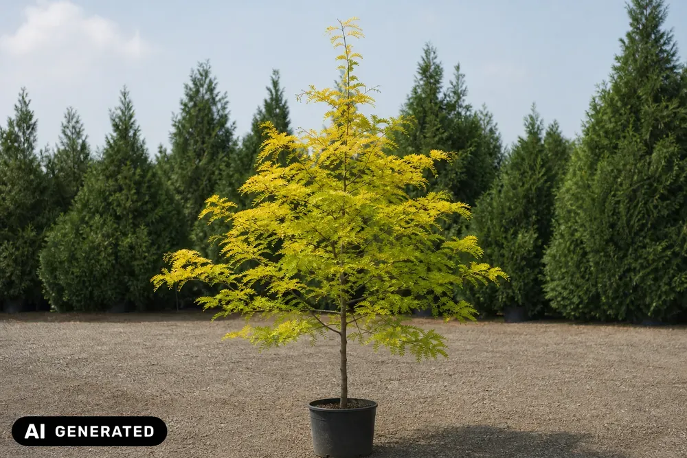 Gold-Gleditschie 'Sunburst' – Gleditsia triacanthos 'Sunburst', Bild 6