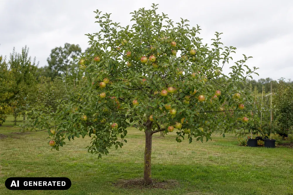 Apfel 'Jakob Lebel' – Malus domestica 'Jakob Lebel', Bild 2