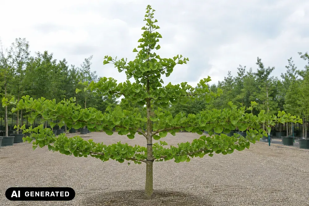 Breitwüchsiger Fächerblattbaum 'Horizontalis' – Ginkgo biloba 'Horizontalis'