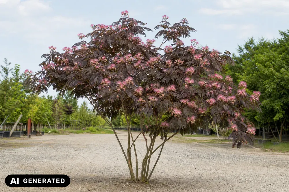 Seidenbaum 'Summer Chocolate' – Albizia julibrissin 'Summer Chocolate', Bild 2