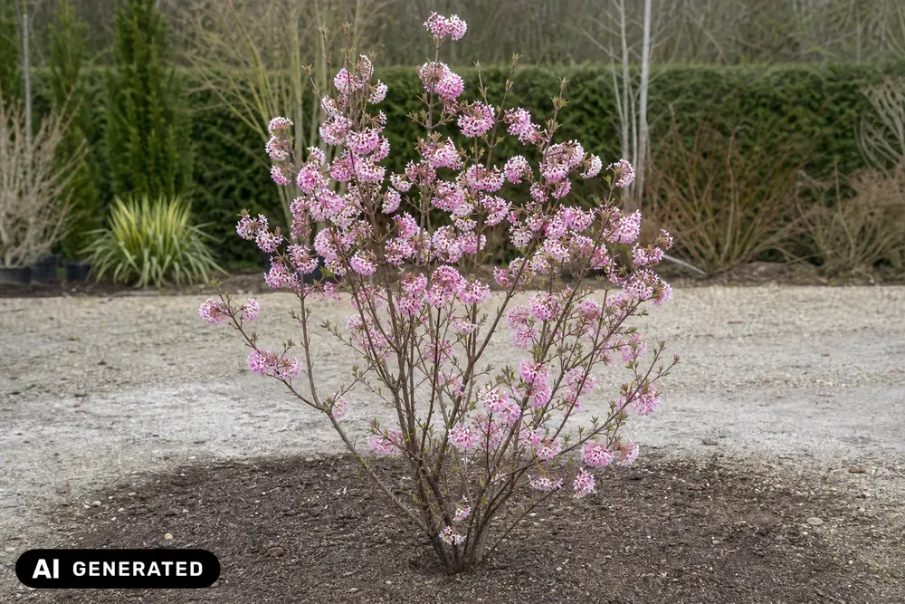 Bodnant-Winterschneeball 'Dawn' – Viburnum × bodnantense 'Dawn', Bild 3