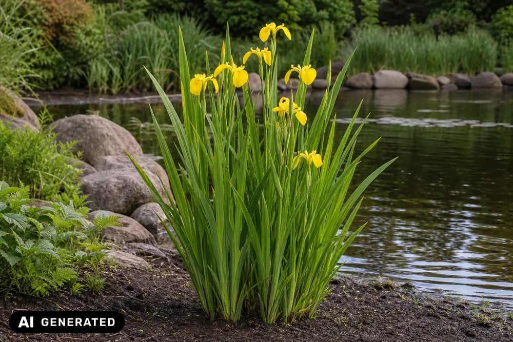 Gelbe Sumpf-Schwertlilie – Iris pseudacorus