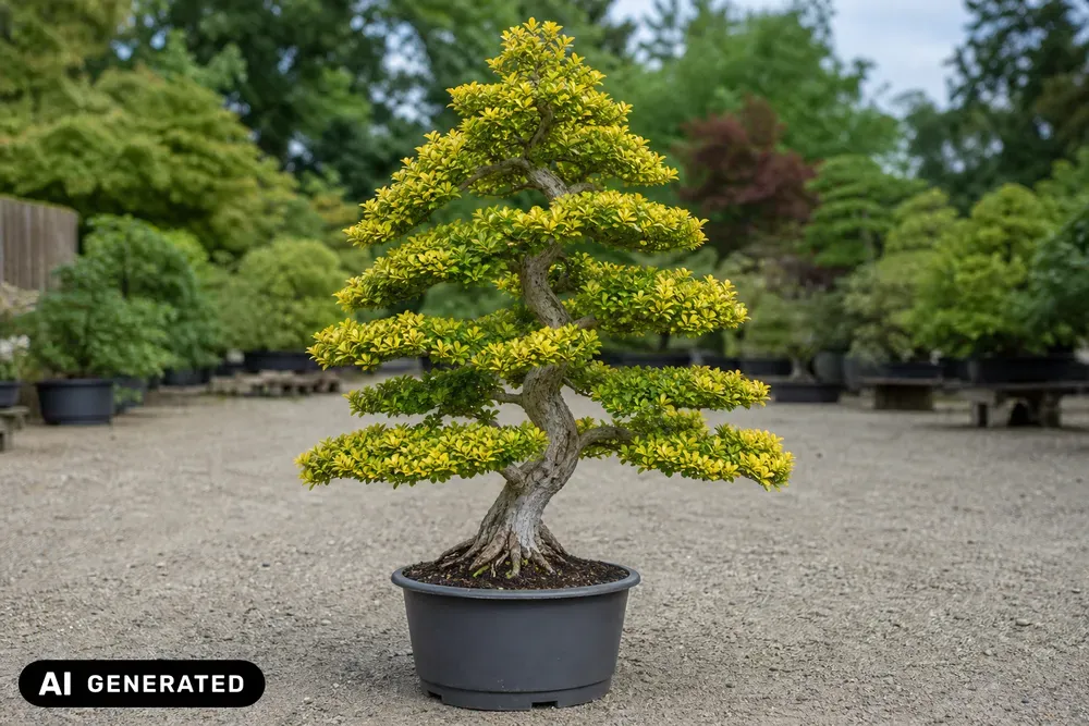 Gelber Berg-Ilex 'Golden Gem' – Ilex crenata 'Golden Gem', Bild 4