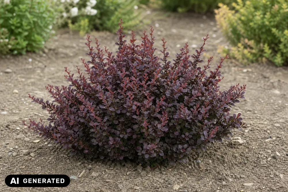 Rote Zwergberberitze `Atropurpurea Nana´ – Berberis thunbergii `Atropurpurea Nana´, Bild 3