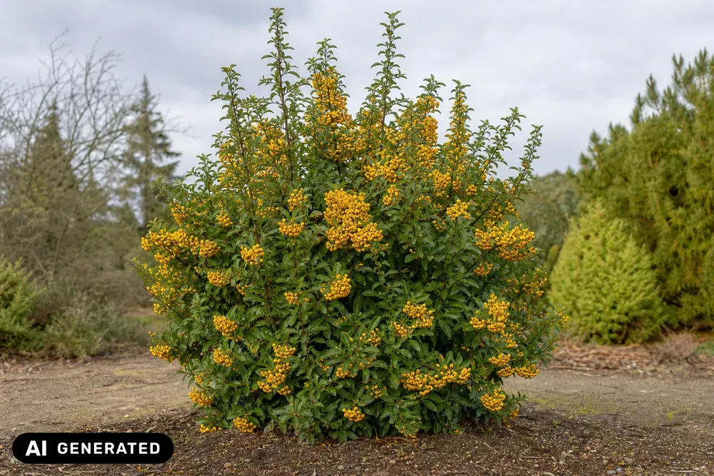 Feuerdorn 'Soleil d'Or' – Pyracantha 'Soleil d'Or', Bild 3
